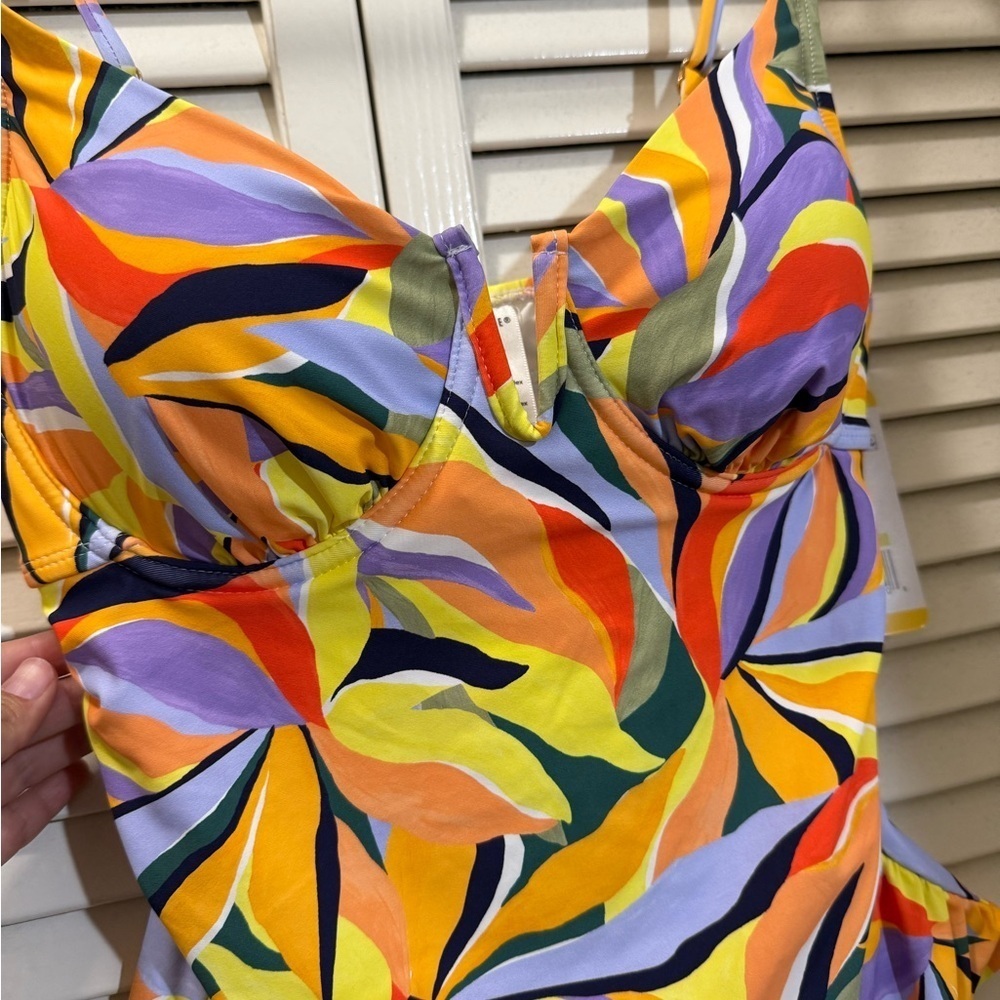 Anne Cole Women's Tankini Swim Top Underwire Adjustable Strap - Picture 4 of 7